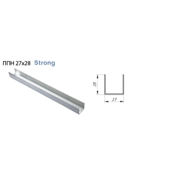 Профиль ППН 27х28 DIN 0,55мм L=3,00-0